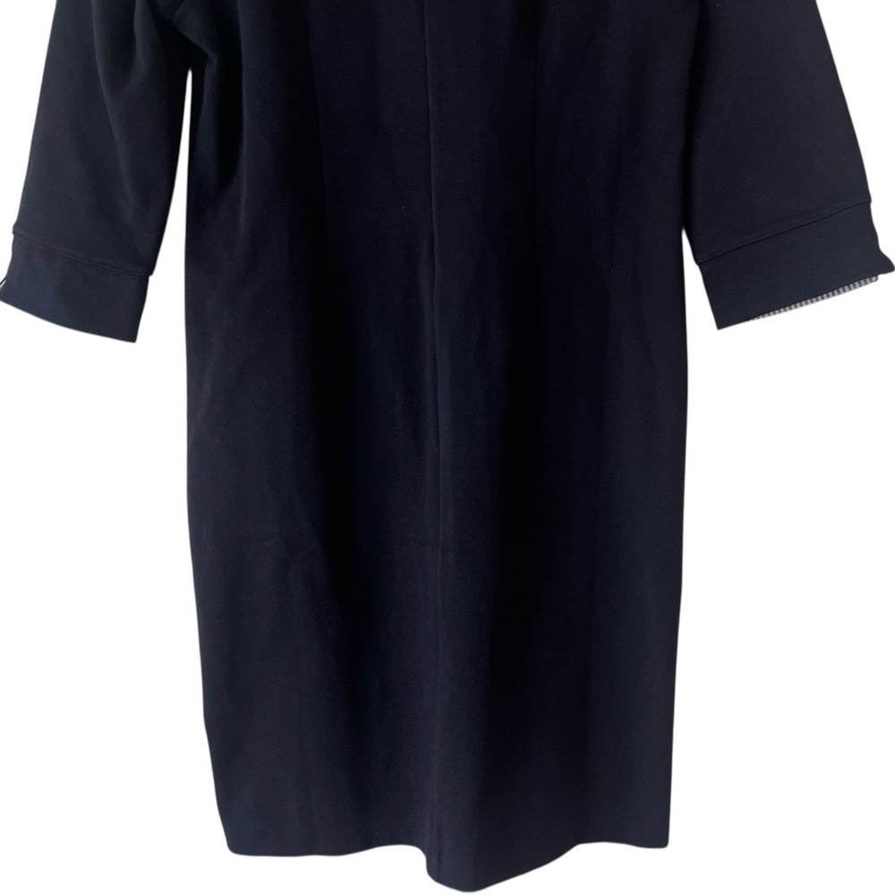 Talbots Petites 3/4 Sleeve Navy Collared Shift Dress Size PM - Picture 10 of 11